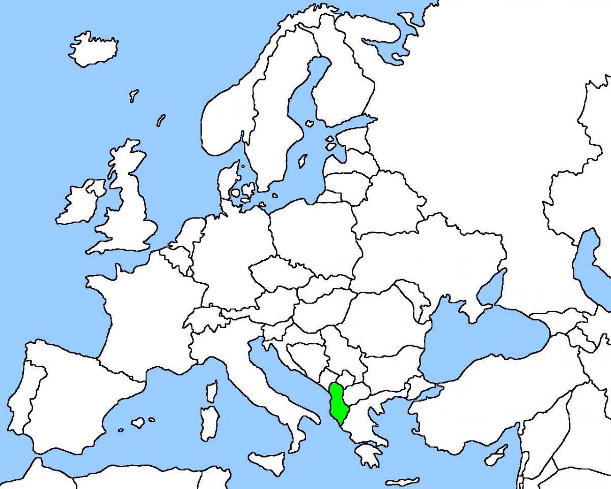 peta Albania peta lokasi