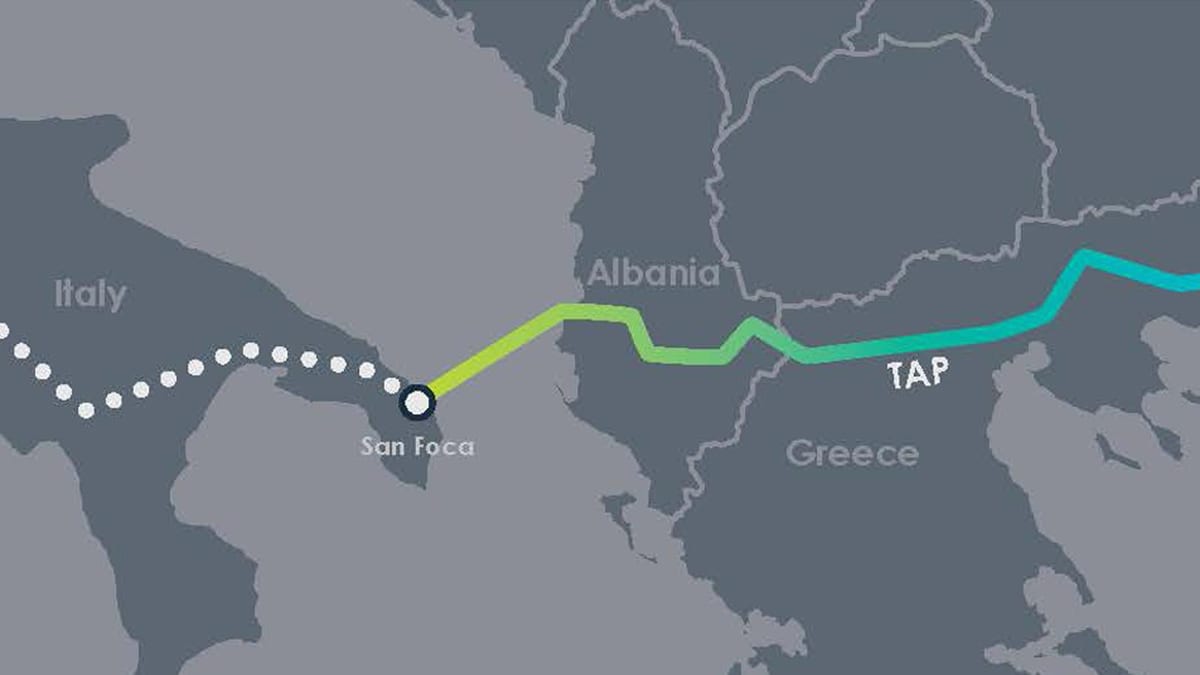 peta ketik Albania